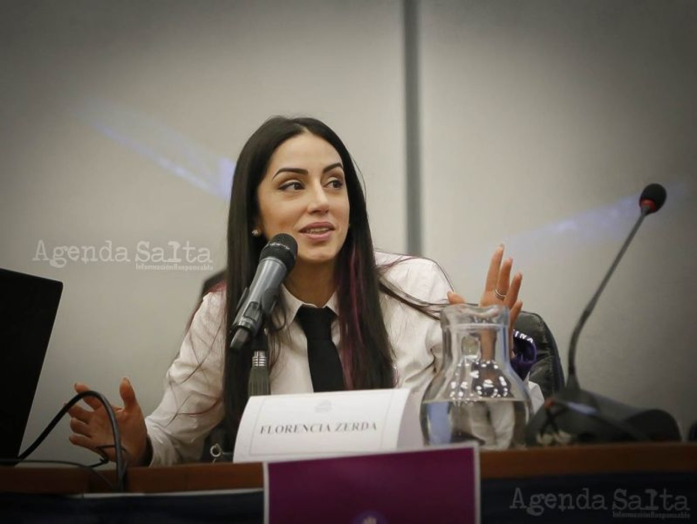 Florencia Zerda: "El proyecto Ley Olimpia que ya había tenido media sanción en diputados"
