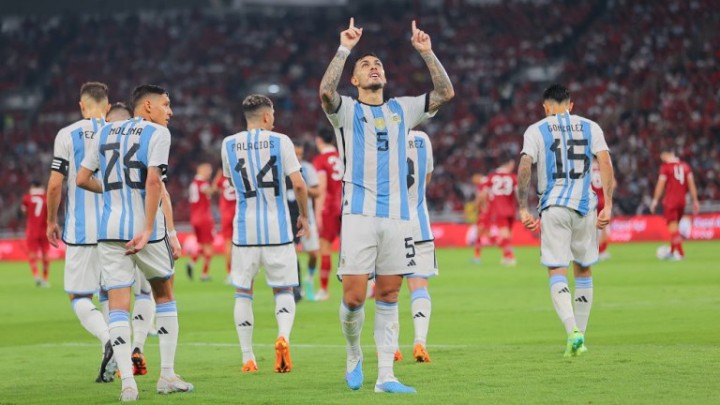 Argentina venció a Indonesia y cerró con una alegría la gira por Asia