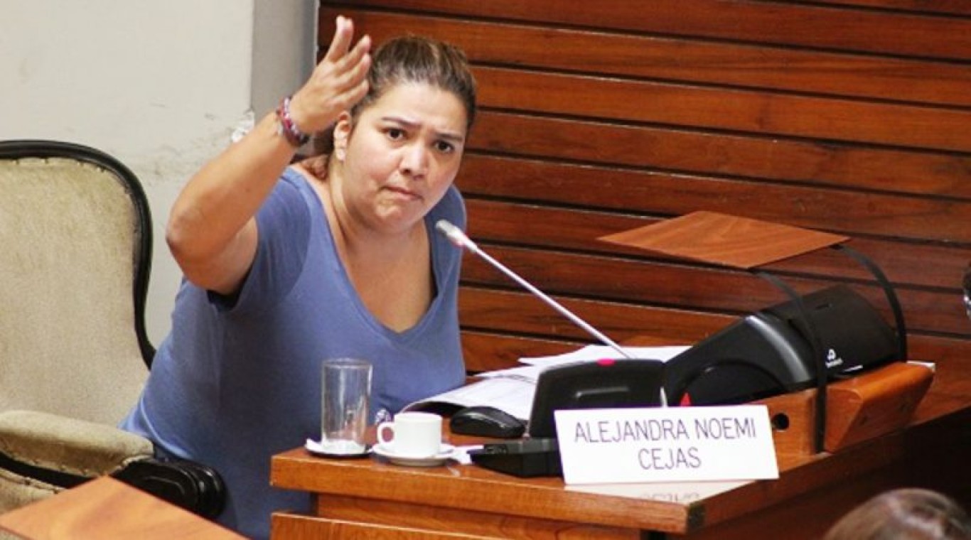 Alejandra Cejas: “Tenemos acá en Jujuy un Estado represor y violento”.